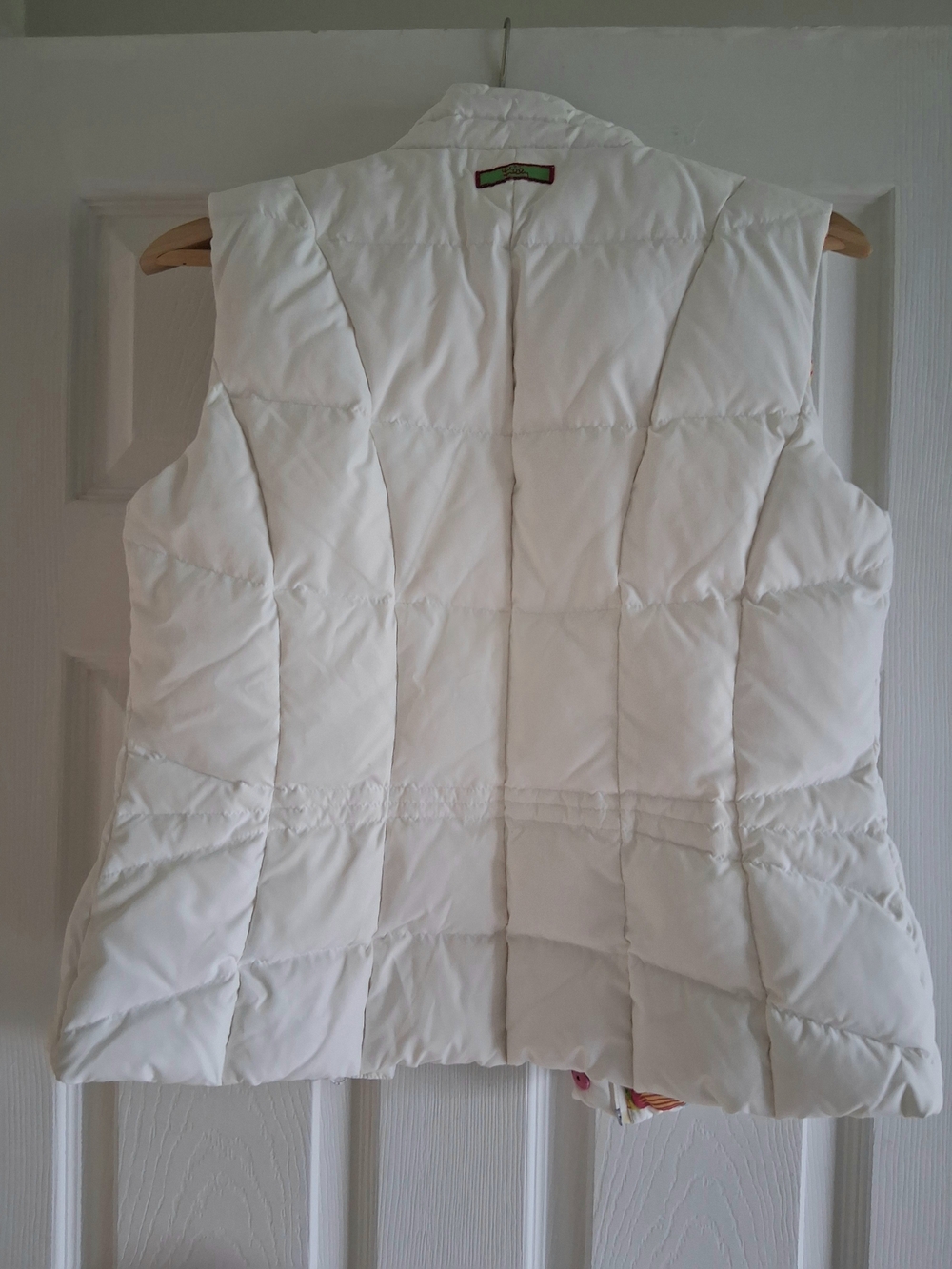 Lilly Pulitzer White Quilted Puffer Vest - Picture 5 of 6